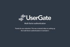 UserGate 5. Multi-factor authentication