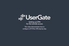 UserGate5. Setting up VPN for the remote access